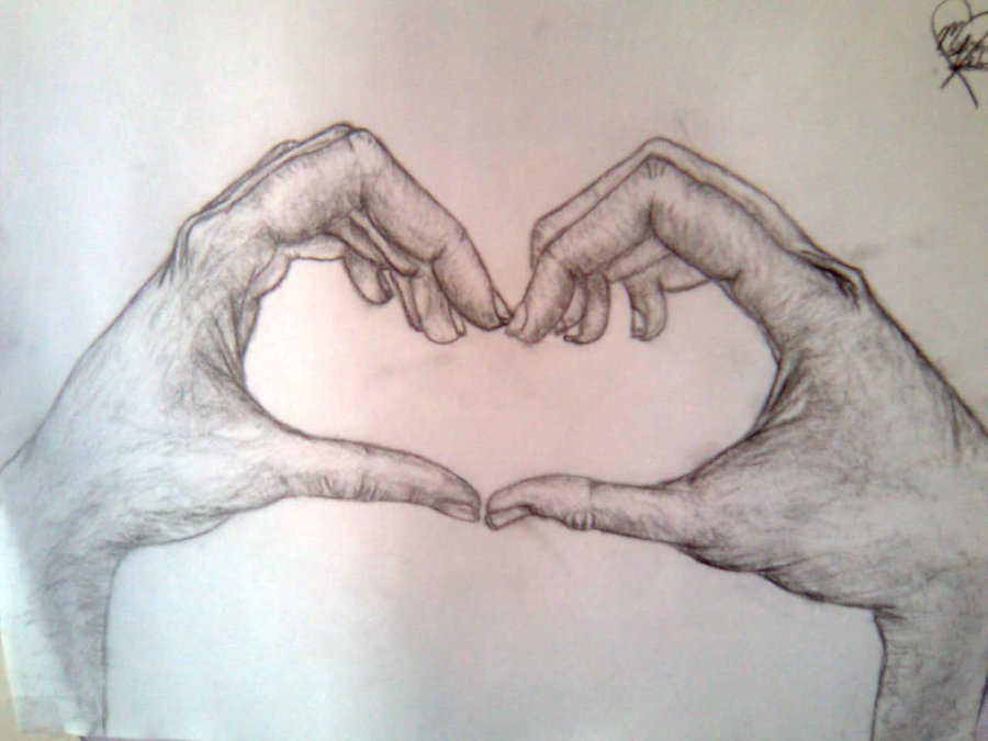 900x675 Hand Heart By R33na1
