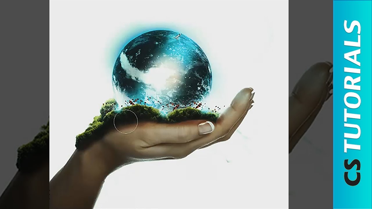 1280x720 Hand Holding The Earth