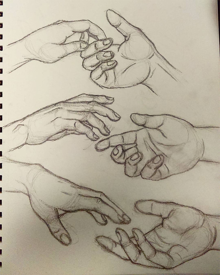 750x938 Drawings Of Hands Quick Sketches Amp Hand Studies