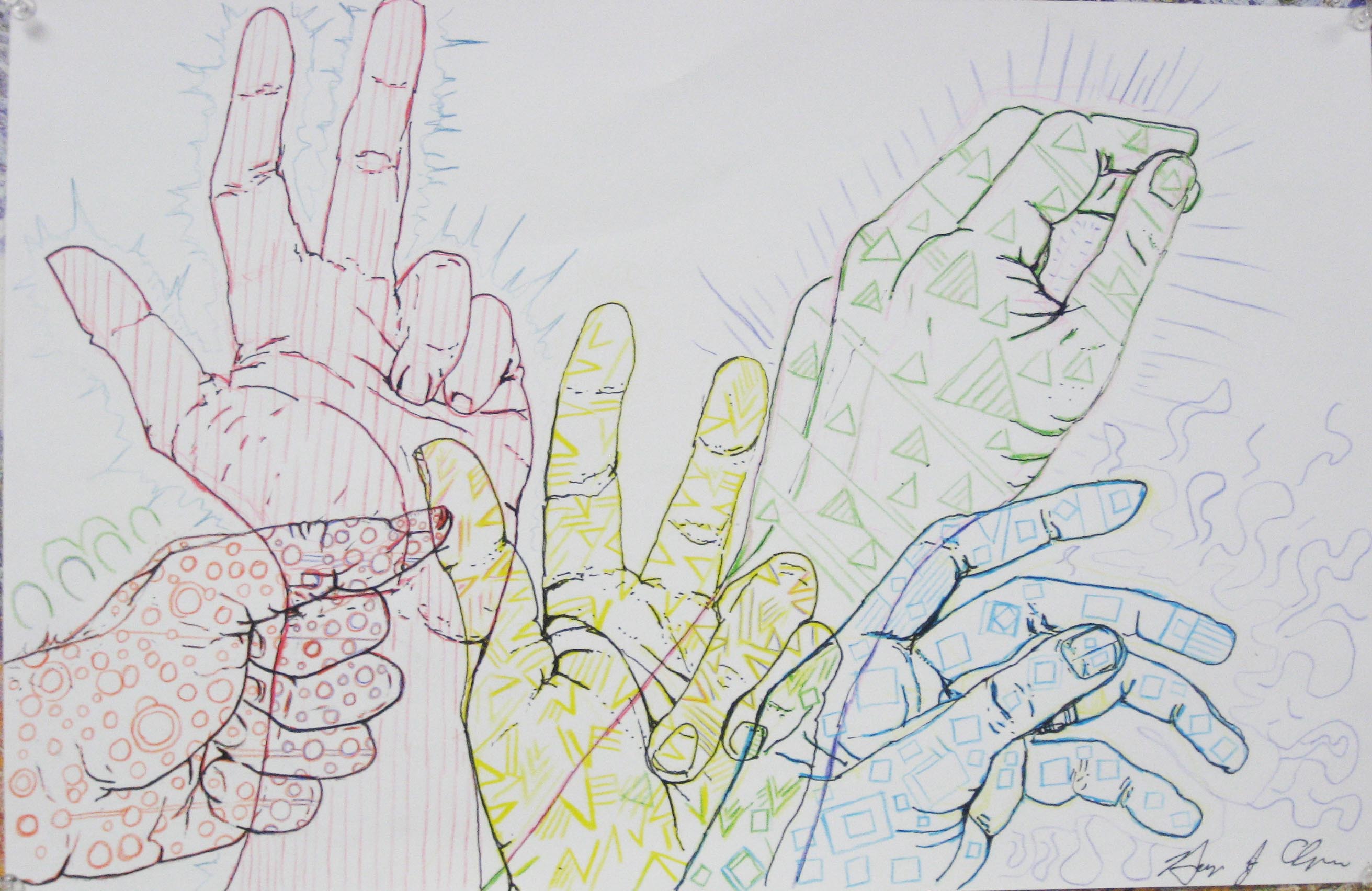 2623x1704 Line Drawings Drawing Your Hands Twenty First Century Art