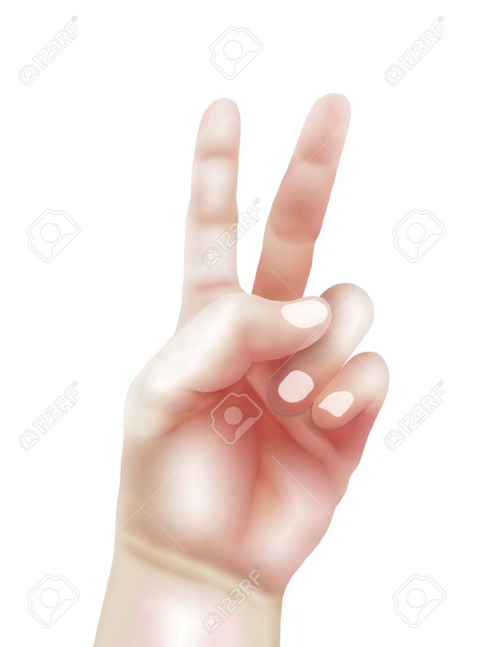 992x1300 Hand Drawing Of Person Showing Hand Sign Up In The Air For Present