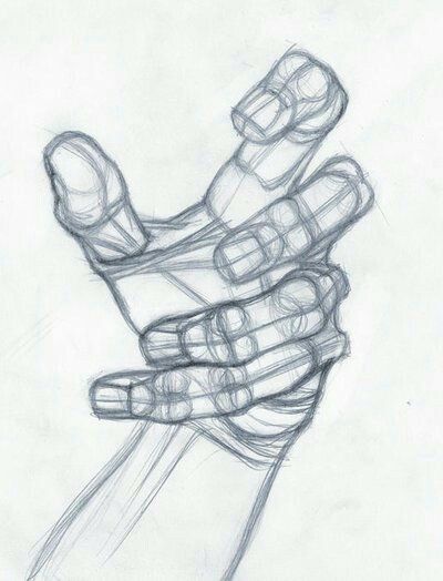 400x524 Hand Position, Curled How To Draw Mangaanime How To Draw Manga