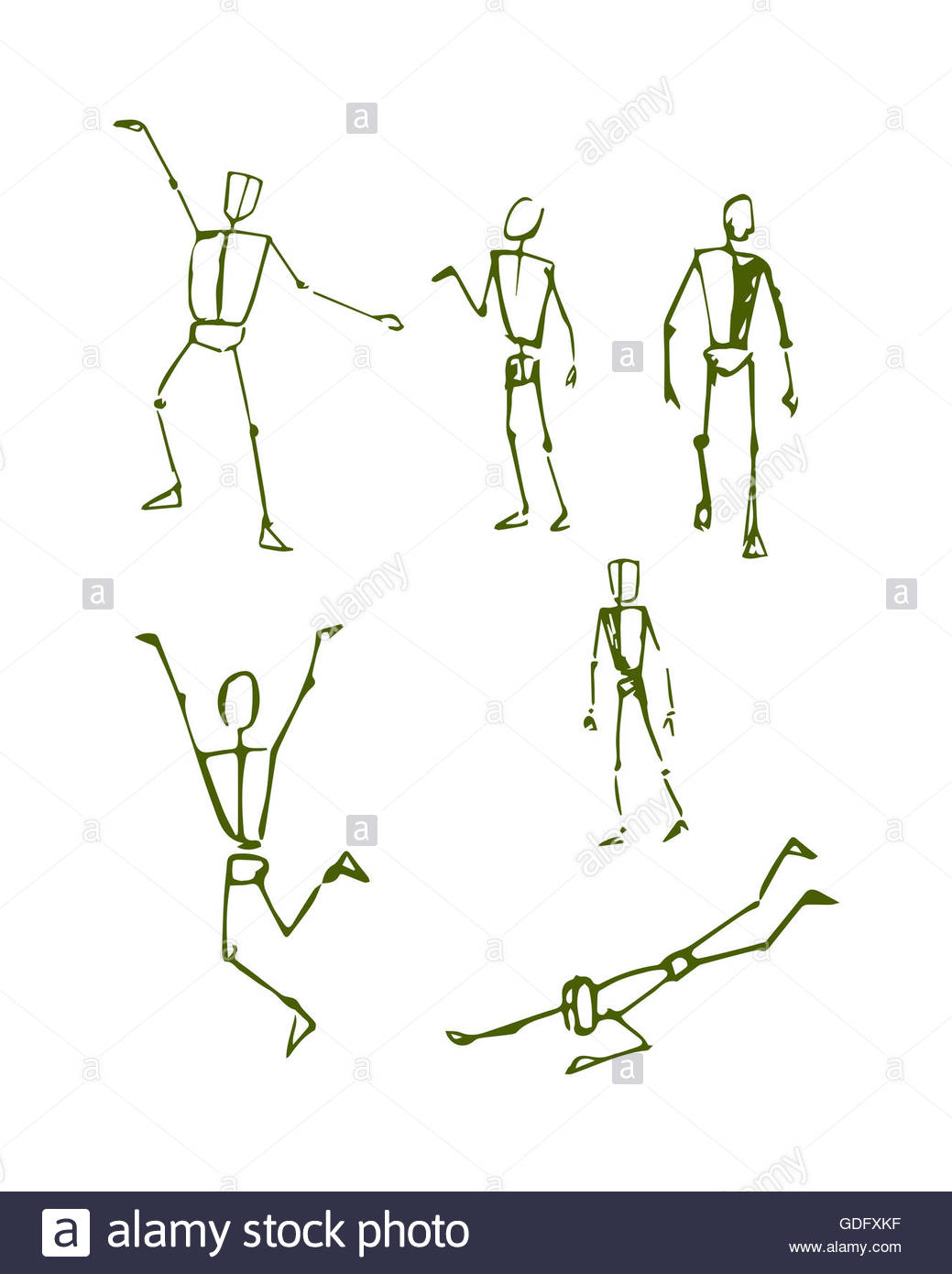 1039x1390 Hand Drawn Illustration Or Drawing Of Different Men Human Body