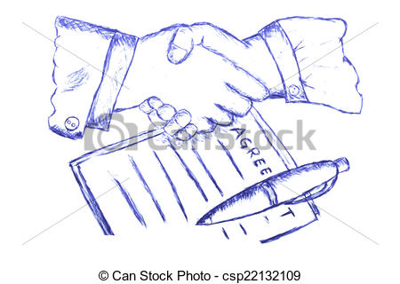 450x320 Two Hand Shaking After Make A Business Agreement Vector Clipart