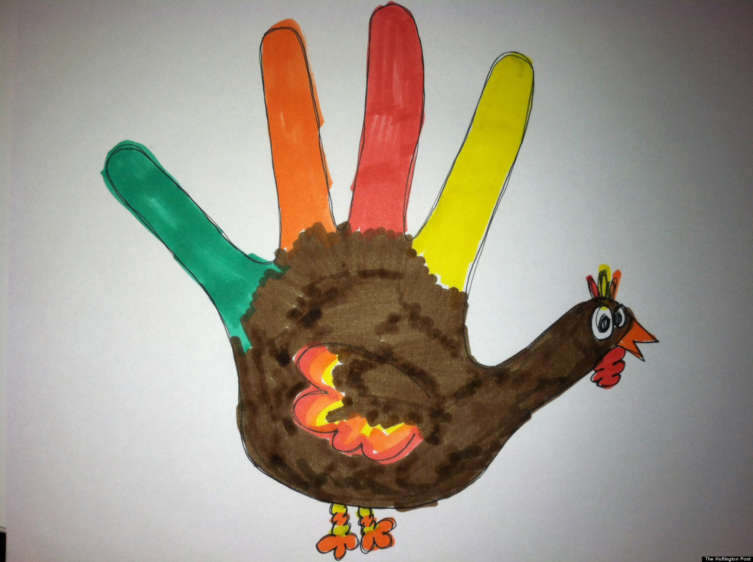 1536x1147 Hand Turkey Drawings Celebrate Thanksgiving By Sending Us Your