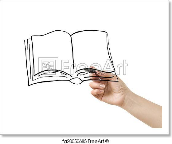 560x470 Free Art Print Of Hand With Pencil Drawing Freeart Fa20050685