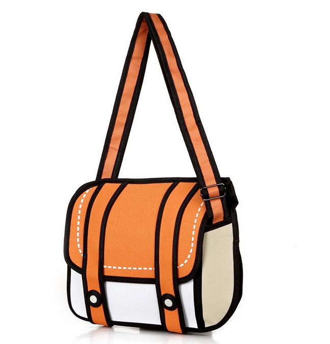647x676 Fashion 2d Bags Novelty Comic Dream Romantic School Bags 3d