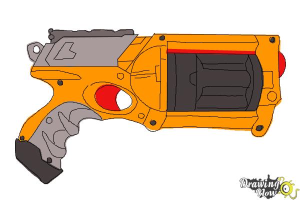 600x400 How To Draw A Nerf Gun