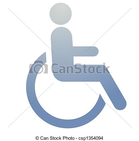 450x458 Handicap Symbol Illustration Icon Of Wheelchair Clipart Drawing