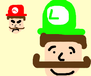 300x250 Mario Is Mad Cus Luigi Has Handlebar Mustache