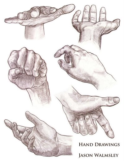 400x518 Drawing Expressive Hands