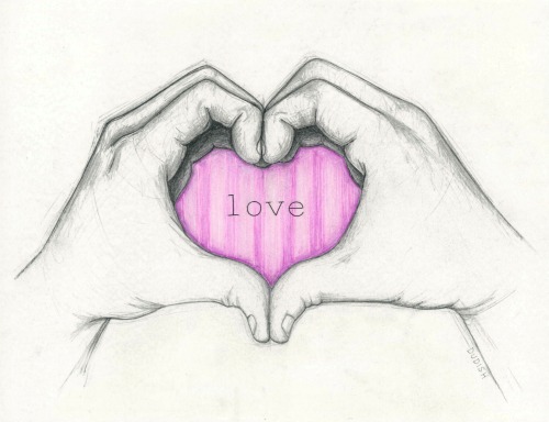 500x384 Hands Making A Heart Drawing