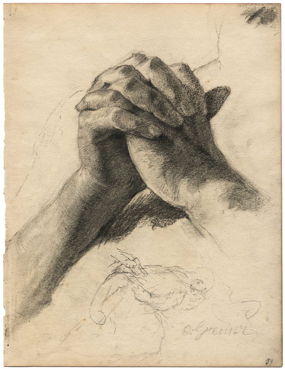 927x1200 Otto Greiner Betende