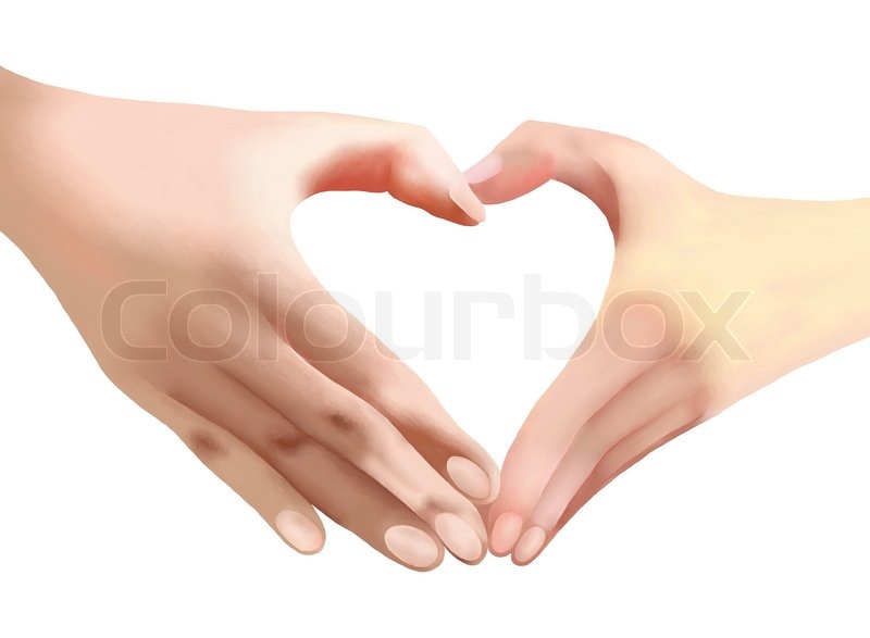 800x587 Heart Of Love, Two Hands Make Heart Shape Stock Photo Colourbox
