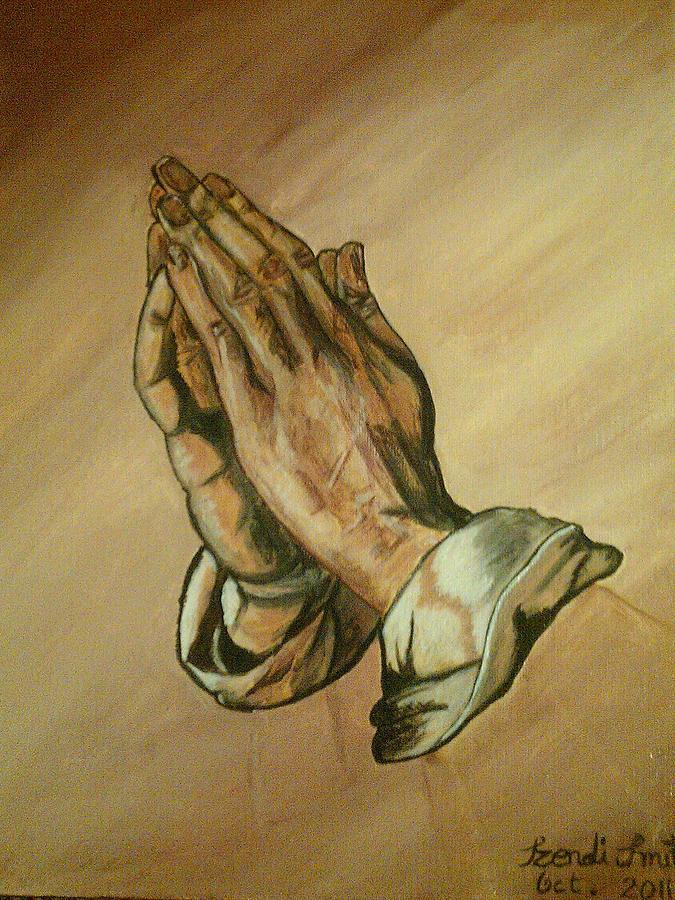 675x900 The Praying Hands Painting By Dis Art