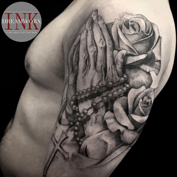 600x600 Praying Hands Tattoo With Meaning