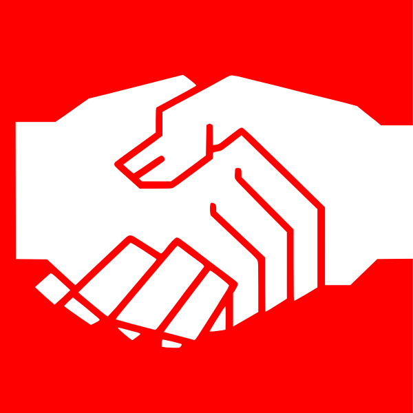 600x600 Shaking Hands Clip Art