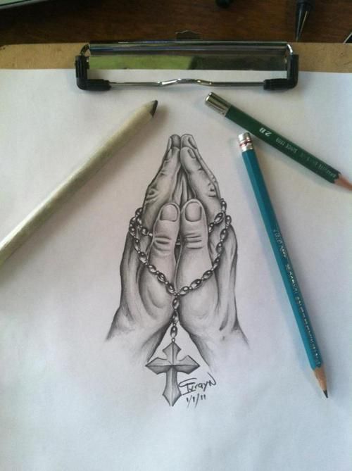 500x669 My Mom Wants To Get Praying Hands. This Is Pretty Art