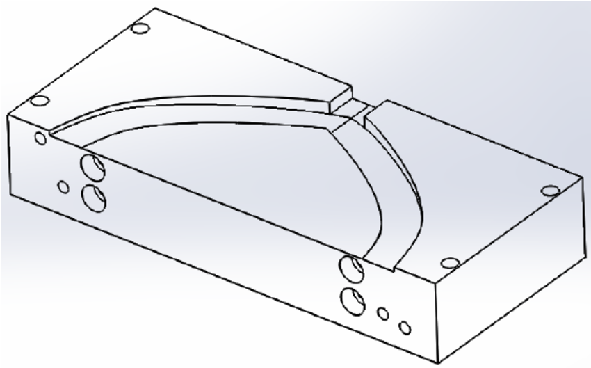 850x529 Drawing Of The Designed Coat Hanger Die.
