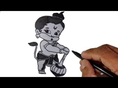 480x360 How To Draw Hanuman