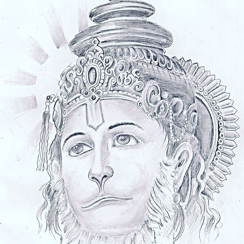 Hanuman Drawing at GetDrawings Free download