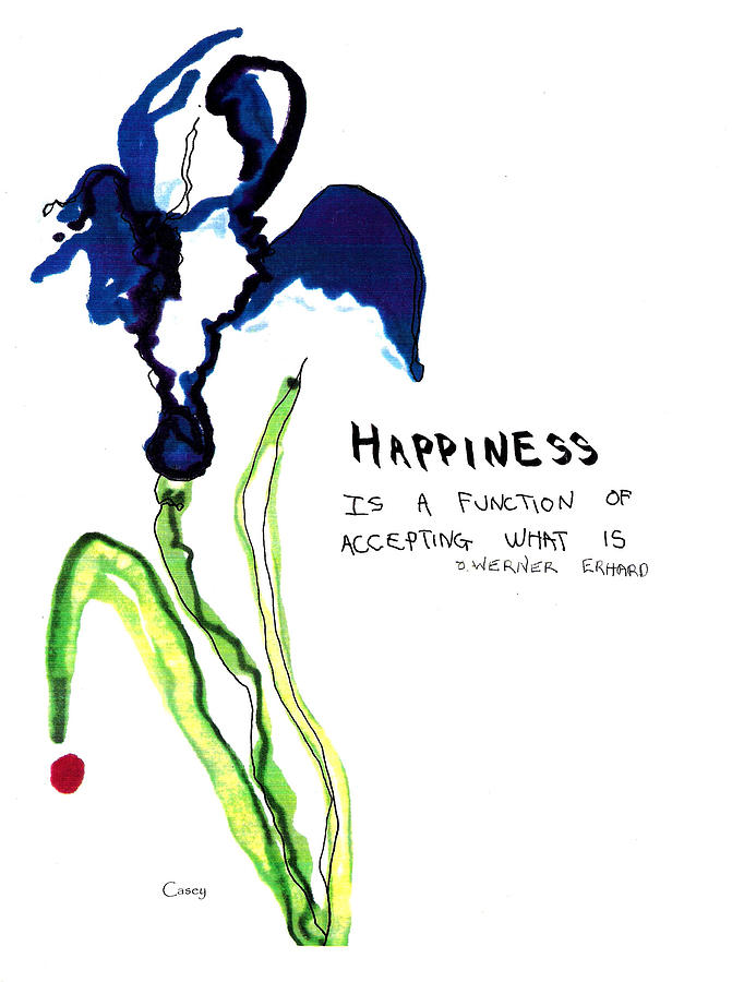 671x900 Happiness Drawing By Casey Shannon