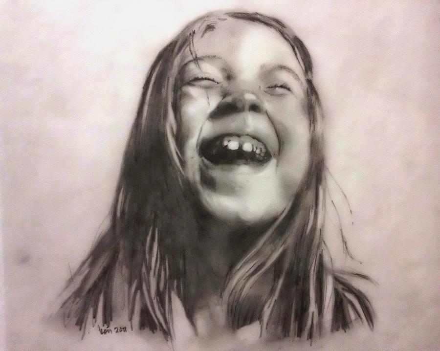 900x718 Happiness Drawing By Luis Leon
