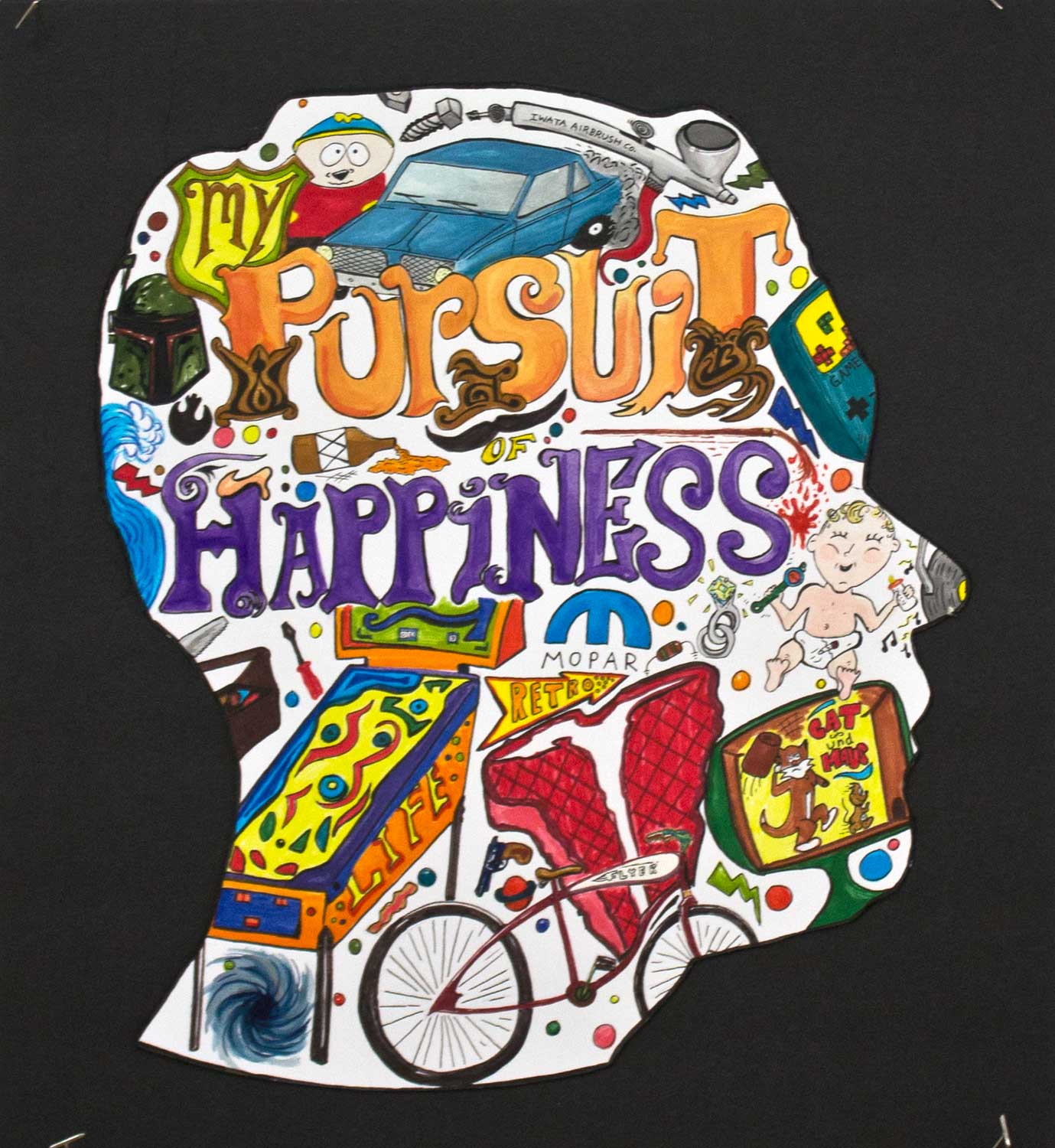 1379x1500 Pursuit Of Happiness Page Two Journal Of Seeing By John Dyess