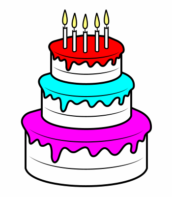 Happy Birthday Cake Drawing at GetDrawings | Free download