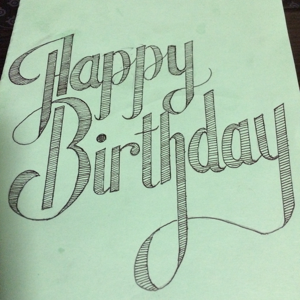 1024x1024 Happy Birthday Lettering