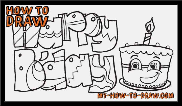 720x421 Happy Birthday Card Drawing Ideas And Make It As You Want