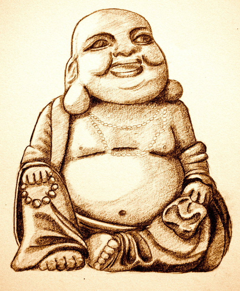 811x984 Laughing Buddha By Saarsel