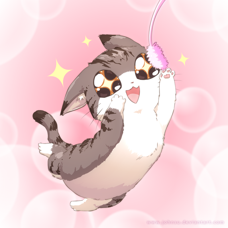800x800 Kawaii Cat. I Wish My Cat Looked Like That When She Plays . I