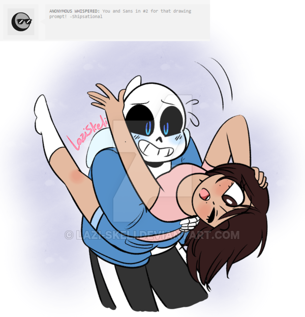 600x622 Sans + Ellie] Draw The Happy Couple ) 22 By Lazi Skeli