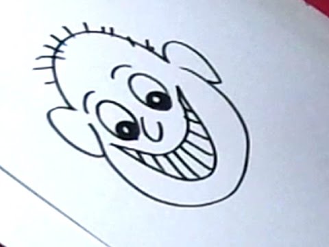480x360 How To Draw Happy Face Drawing For Kids