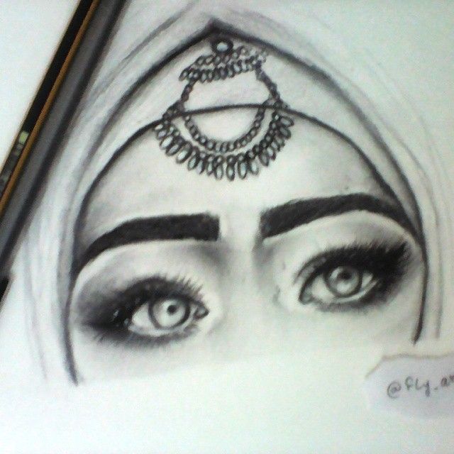 640x640 Drawing The Beautiful Arabian Eyes Of @almass.x