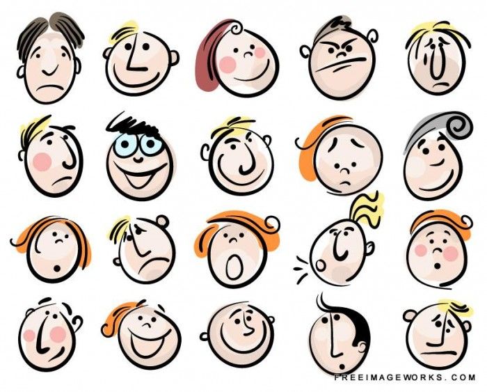 700x563 Cartoon Face Vector People Active, Anger, Animated, Art, Boy