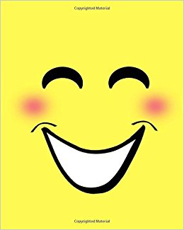 260x325 Smiley Face Emoji Sketchbook Large Black And White Sketchpad