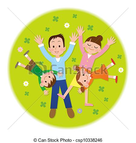 450x470 Happy Family Drawing