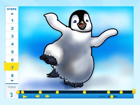 480x360 How To Draw Erik From Happy Feet Two The Movie