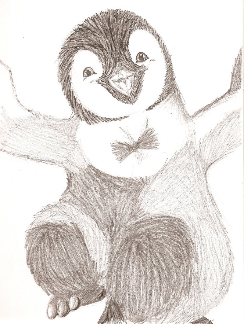 800x1060 Mumble Happy Feet By Demidevil