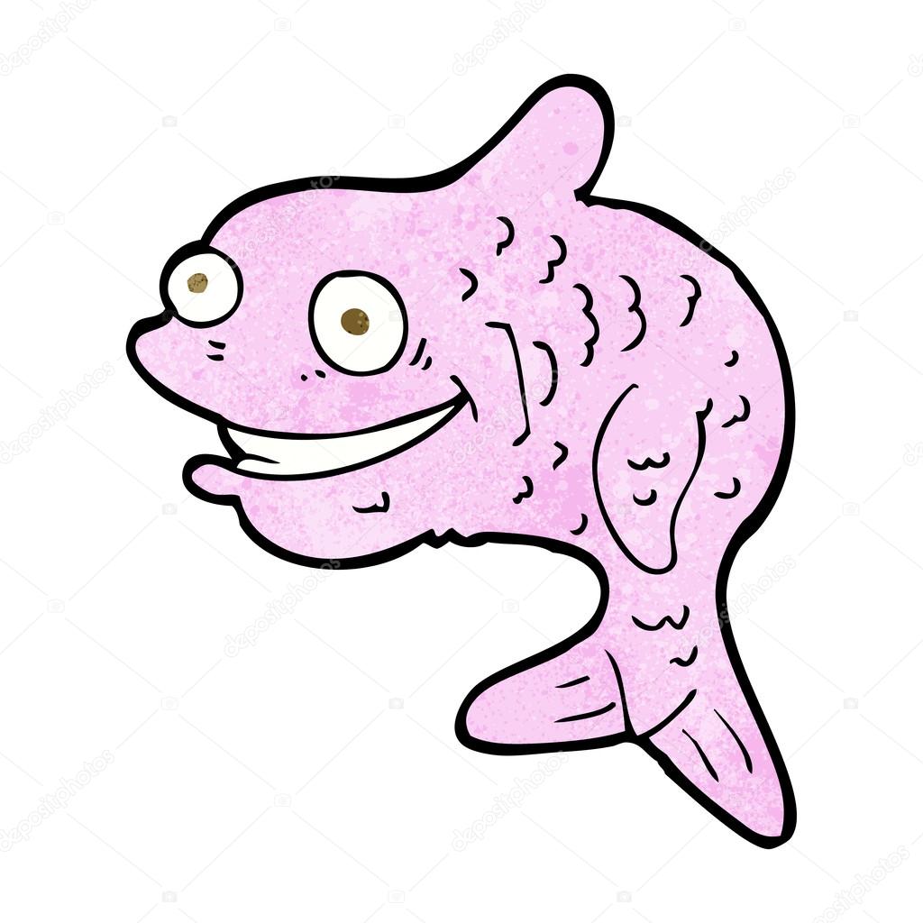 1024x1024 Cartoon Happy Fish Stock Vector Lineartestpilot