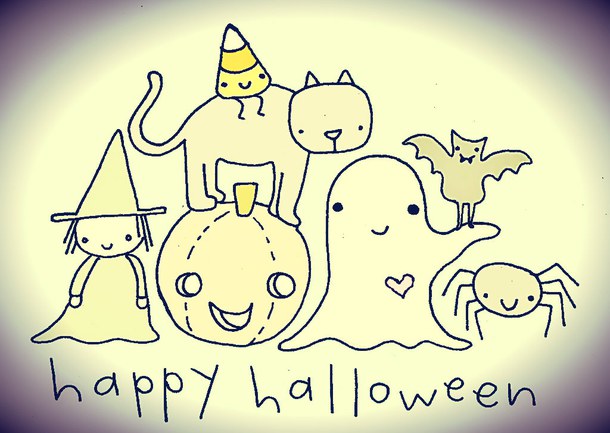 610x433 Halloween, Bat, Cat, Cute