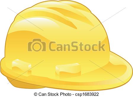 450x327 Shiny Yellow Hard Hat Illustration. An Illustration Of A Vector