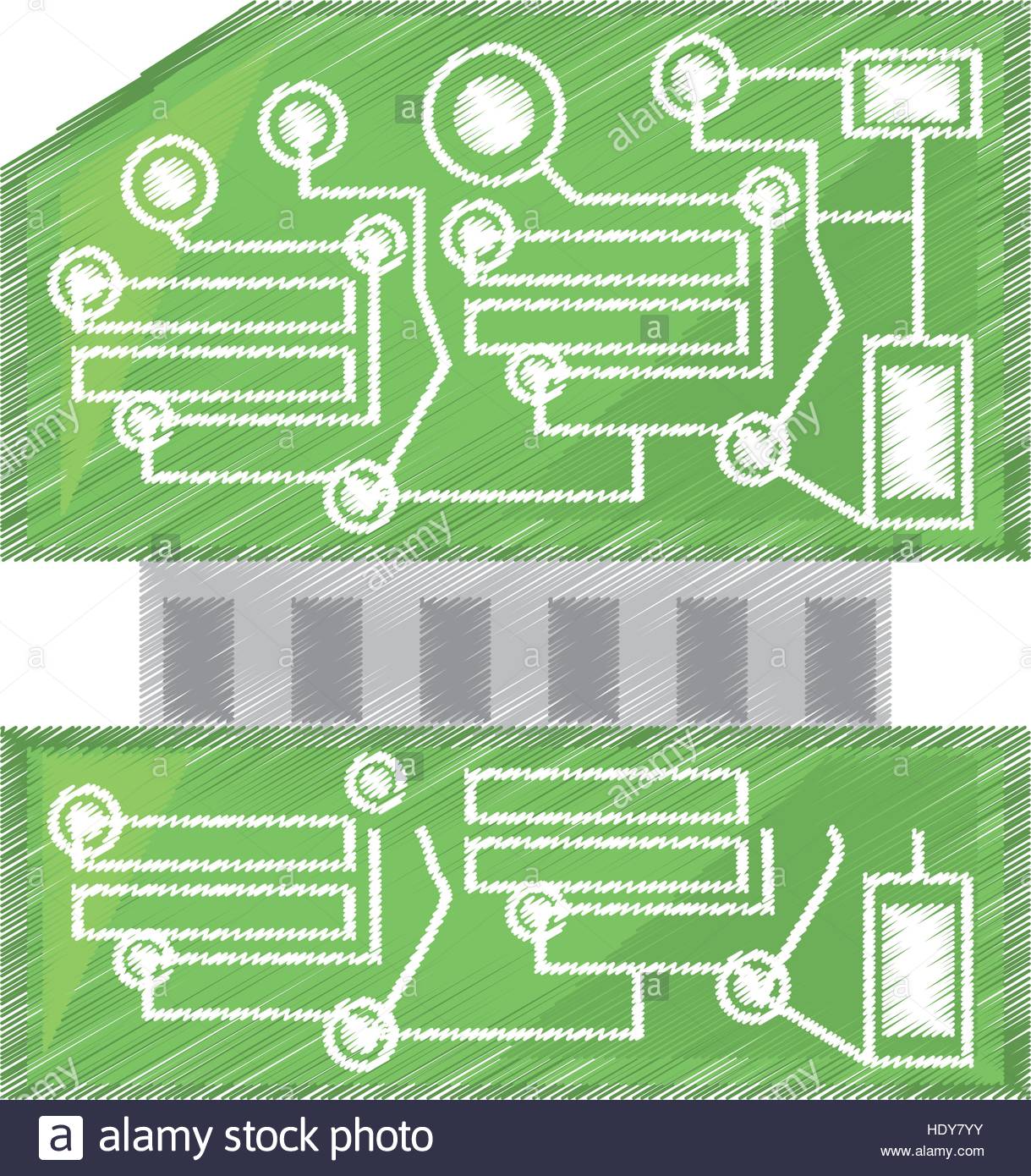 1219x1390 Drawing Computer Hardware Processor Card Stock Vector Art