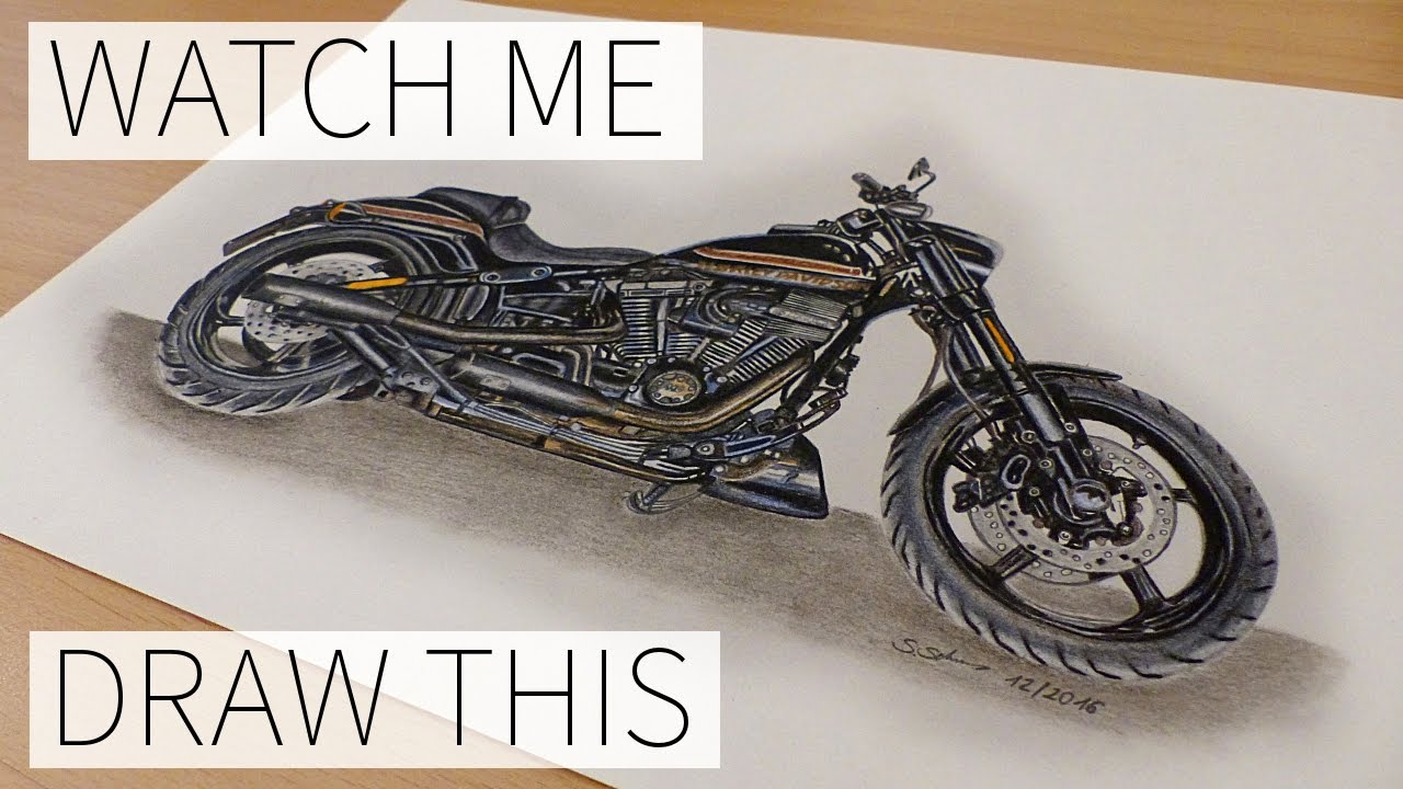 1280x720 Drawing Harley Davidson Cvo Pro Street Breakout