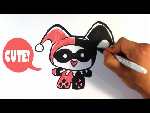 480x360 How To Draw Harley Quinn From Batman