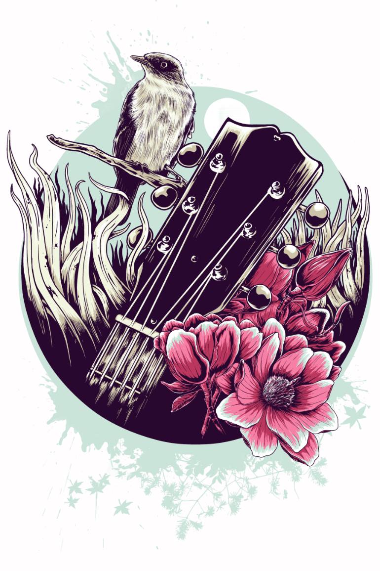 770x1155 Saatchi Art Harmony Of Nature Drawing By Hastaning Bagus Penggalih