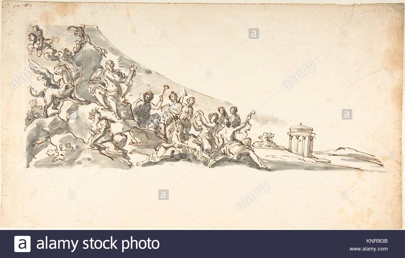 1300x828 Drawing For A Harpsichord Top. Artist Anonymous, Italian, 18th