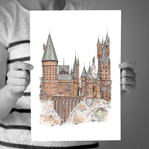 Harry Potter Castle Drawing at GetDrawings | Free download